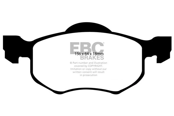 Brake Pad Set, disc brake (DP1616)