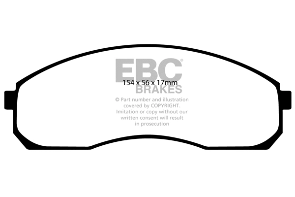 Brake Pad Set, disc brake (DP1423)