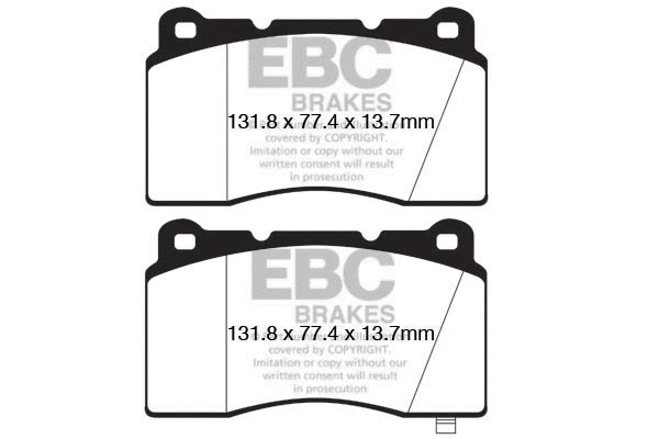 Brake Pad Set, disc brake (DP42147R)
