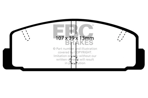 Brake Pad Set, disc brake (DP2729)