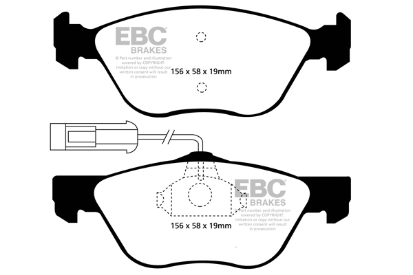 Brake Pad Set, disc brake (DP1061)