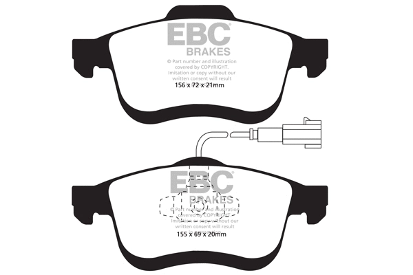 Brake Pad Set, disc brake (DP22010/2)