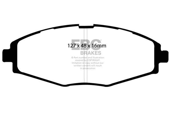 Brake Pad Set, disc brake (DP1212)