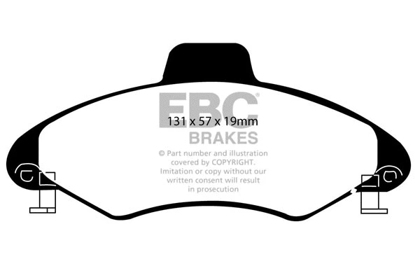Brake Pad Set, disc brake (DP2837/2)