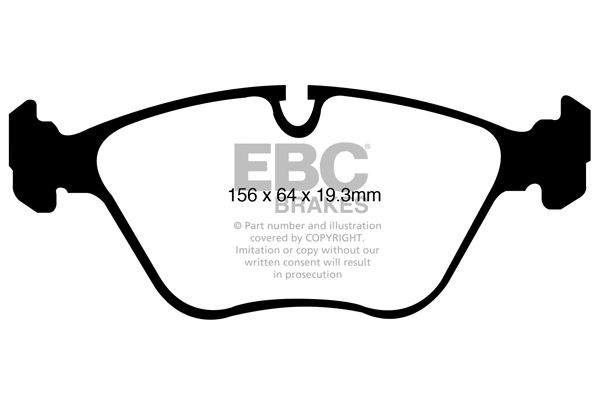Brake Pad Set, disc brake (DP41994R)