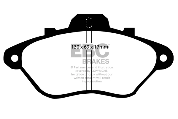 Brake Pad Set, disc brake (DP794)