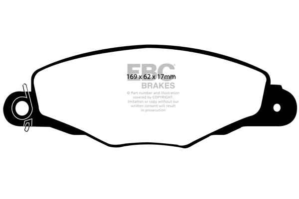 Brake Pad Set, disc brake (DP1188)