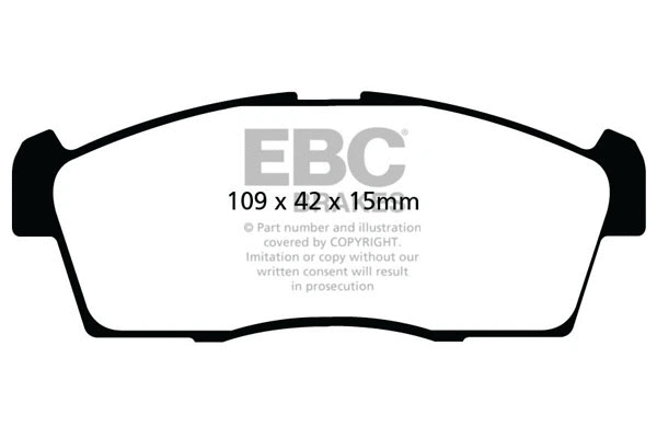 Brake Pad Set, disc brake (DPX2042)