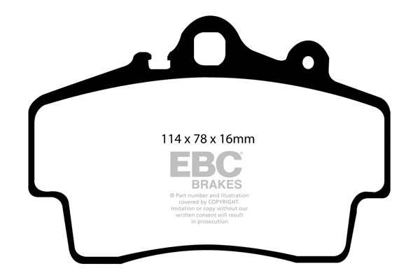 Brake Pad Set, disc brake (DP51207NDX)