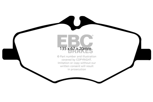 Brake Pad Set, disc brake (DP1488)