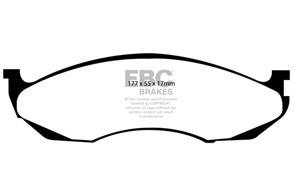 Brake Pad Set, disc brake (DP1022)