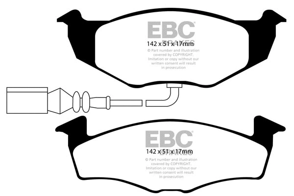Brake Pad Set, disc brake (DP21498)