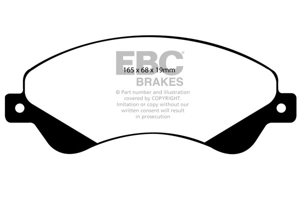 Brake Pad Set, disc brake (DP1916)