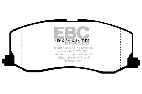 Brake Pad Set, disc brake (DP977)