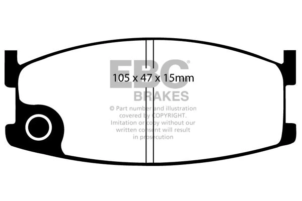 Brake Pad Set, disc brake (DP326)