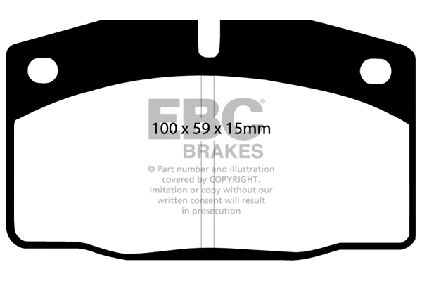 Brake Pad Set, disc brake (DP2325)