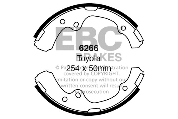 Brake Shoe Set (6266)