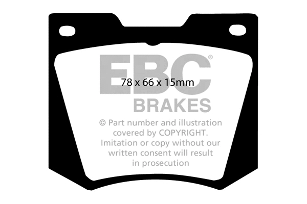 Brake Pad Set, disc brake (DP258)