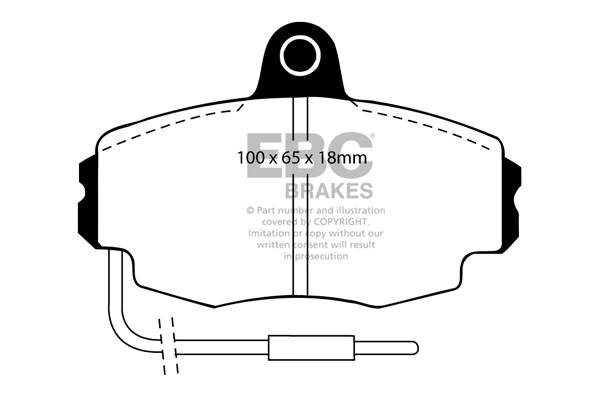 Brake Pad Set, disc brake (DP426)