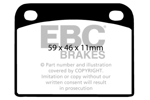 Brake Pad Set, disc brake (DP217)