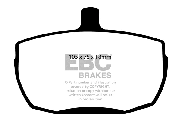 Brake Pad Set, disc brake (DP241)