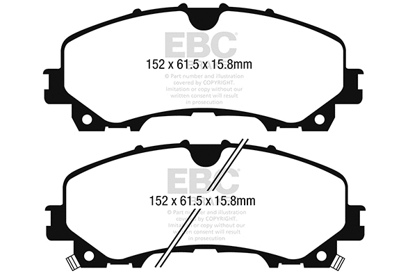 Brake Pad Set, disc brake (DP23036)