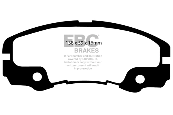 Brake Pad Set, disc brake (DP973/2)