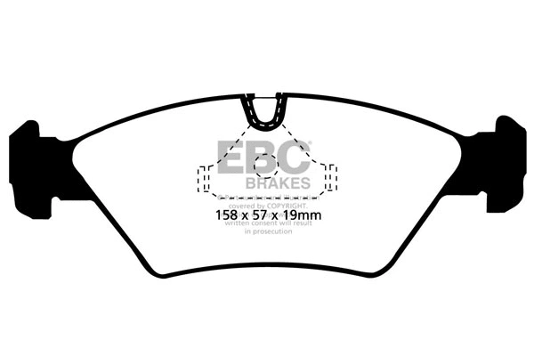 Brake Pad Set, disc brake (DP2414)