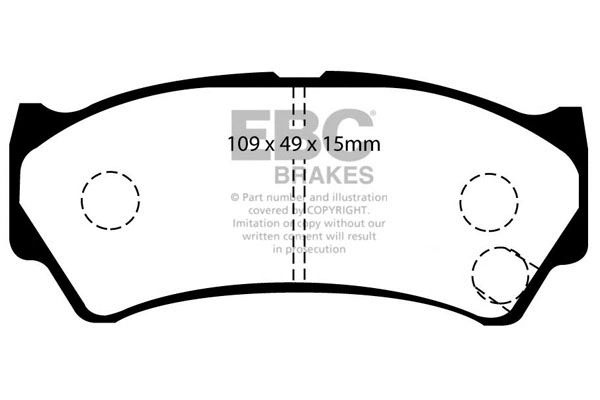 Brake Pad Set, disc brake (DP1299)