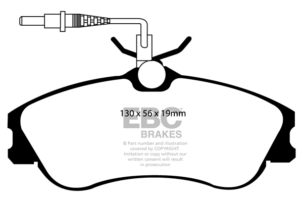 Brake Pad Set, disc brake (DP1104)