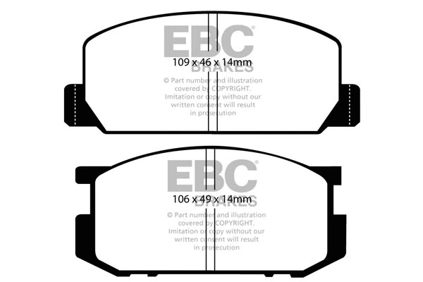 Brake Pad Set, disc brake (DP402)