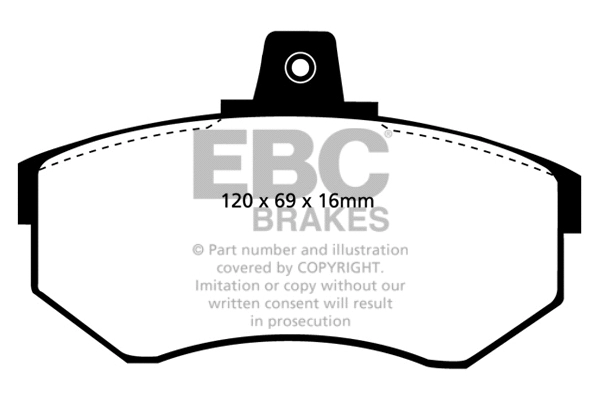 Brake Pad Set, disc brake (DP2369/2)