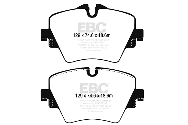 Brake Pad Set, disc brake (DP32245C)