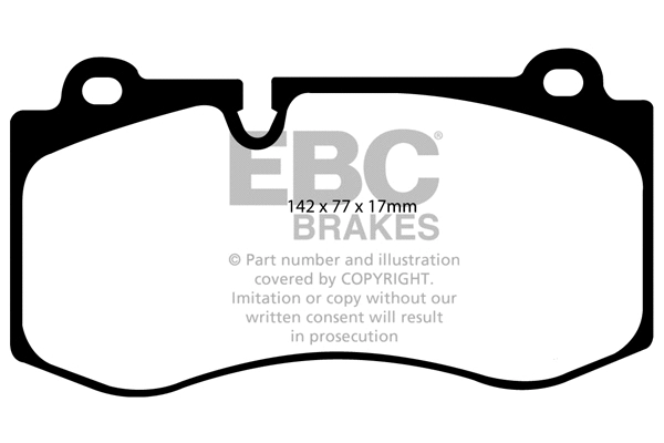 Brake Pad Set, disc brake (DP21943)