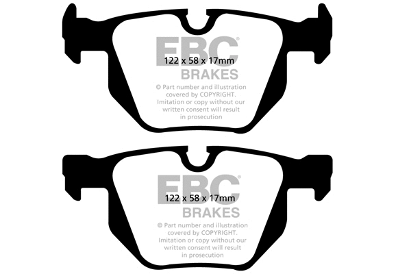 Brake Pad Set, disc brake (DP1588)