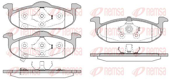 Brake Pad Set, disc brake (149001)