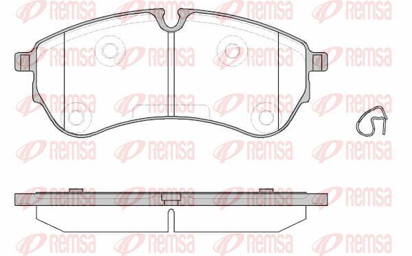 Brake Pad Set, disc brake (183000)