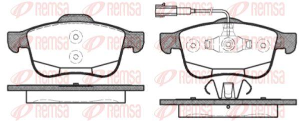Brake Pad Set, disc brake (118312)