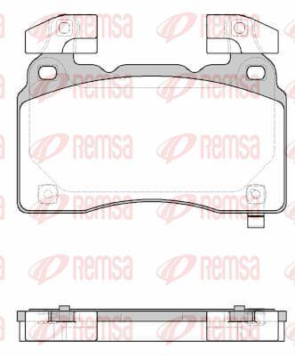 Brake Pad Set, disc brake (143824)