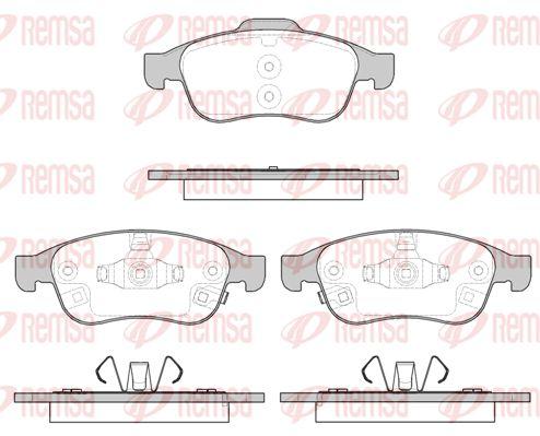 Brake Pad Set, disc brake (124812)