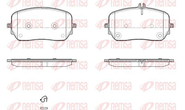 Brake Pad Set, disc brake (187900)