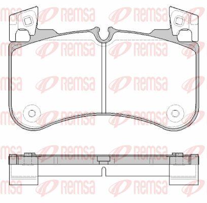 Brake Pad Set, disc brake (183100)