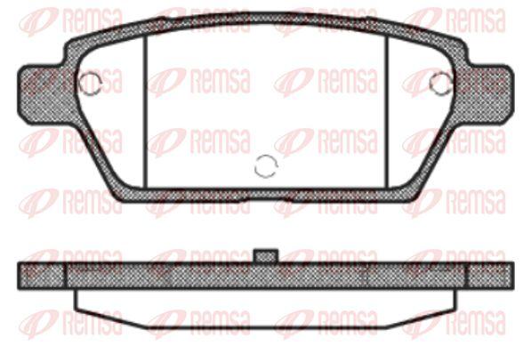 Brake Pad Set, disc brake (119510)