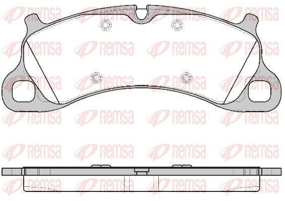Brake Pad Set, disc brake (154200)