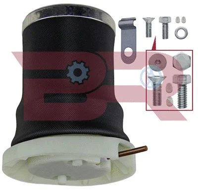 Air Suspension Bellows, seat height adjustment (BRCA3268)