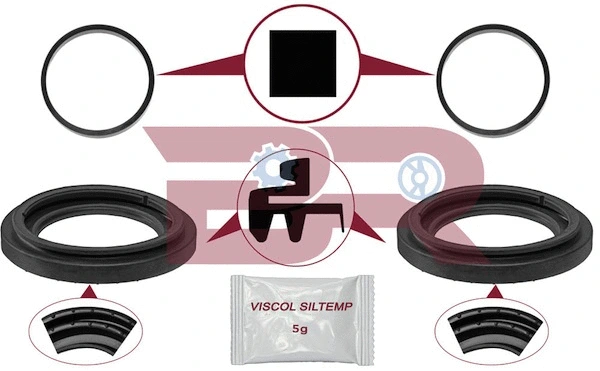 Repair Kit, brake caliper (BRFR5784)