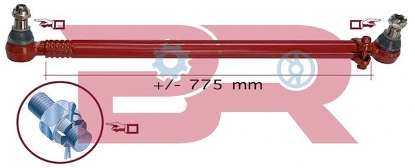 Centre Rod Assembly (BRST9650)