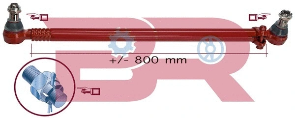 Centre Rod Assembly (BRST9893)