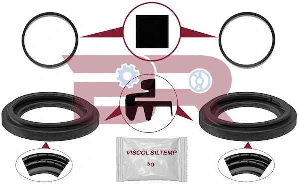 Repair Kit, brake caliper (BRFR5792)