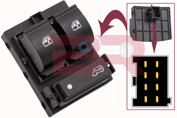 Switch, window regulator (BREL7419)